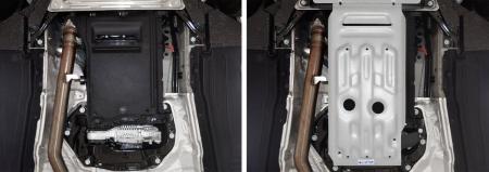 Защита КПП и раздаточной коробки для BMW X6 (2008-2014) № 333.0505.1