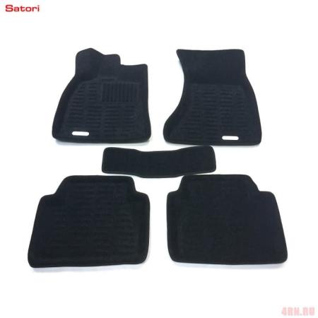 Коврики салона Satori Liner 3D Basic для Audi A4 (2004-2008) № SI 08-00001