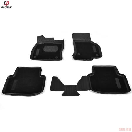 Коврики салона Norplast 3D комбинированные для Skoda Octavia (2013-2020) № NPA11-C81-401-CM