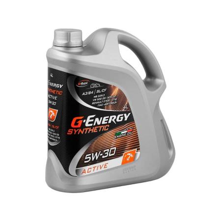 Масло моторное G-Energy Synthetic Active 5W30 синтетическое 4л 253142405