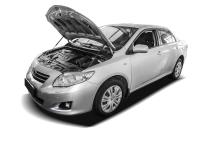  упоры капота для toyota corolla x e140, e150 (2007-2013) 2 шт. № utocor021