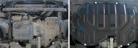 Защита двигателя и КПП для Hyundai ix35 (2010-2015) увеличенная № 111.2323.2