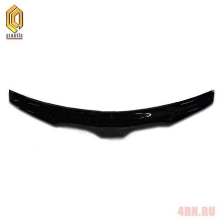 Дефлектор капота CA Plastic Classic черный для Nissan Almera (2004-2006) № 2010010101190