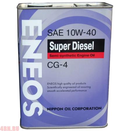 Масло ENEOS Super Diesel 10W40 CG-4 моторное полусинтетическое 0,946л 10W40 п/c артикул OIL1325