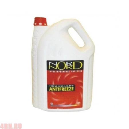 Антифриз NORD High Quality Antifreeze готовый -40C красный 10 кг артикул NR20485