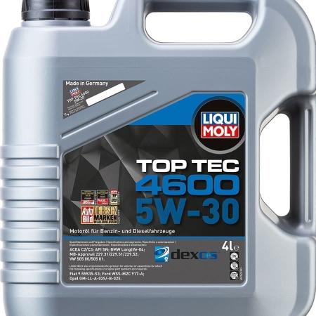 Масло моторное Liqui Moly Top Tec 4600 5W30 синтетическое 5л 8033