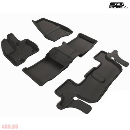 Коврики салона Sotra Liner 3D Lux для Ford Explorer (2010-2014) 3 ряда № ST 74-00504