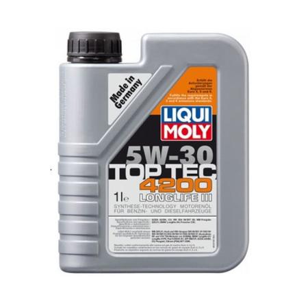 Масло моторное 5W30 LIQUI MOLY 1л НС-синтетика Top Tec 4200 артикул 7660