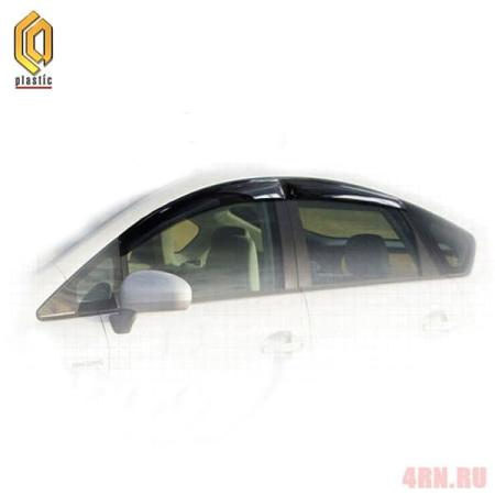 Дефлекторы окон CA Plastic Classic полупрозрачные для Toyota Prius (2009-2015) № 2010030309620