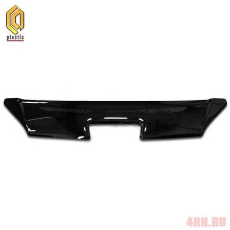 Дефлектор капота CA Plastic Classic черный для Peugeot 407 седан (2004-2011) № 2010010109837