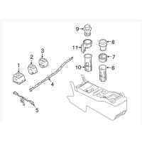 Патрон прикуривателя в салон для Land Rover Range Rover (вкл. Sport) (2013-2019) № LR033370